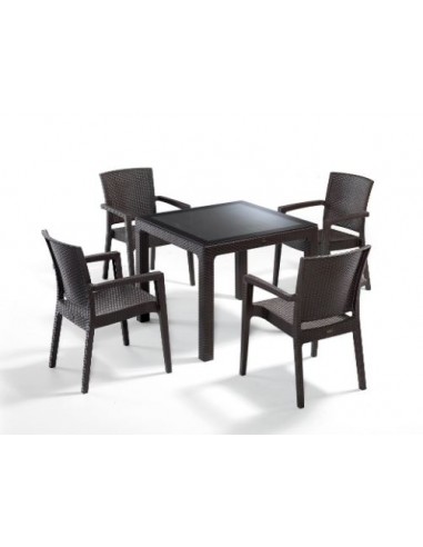 Novussi Zenit 4'lü Rattan Masa Takımı...