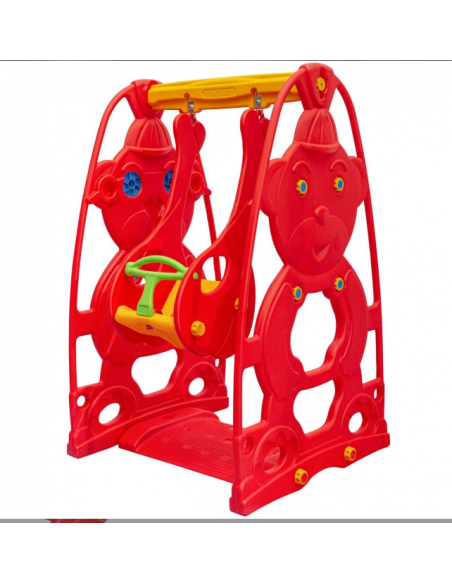 King Kids Sevimli Teddy Salıncak ST 9062