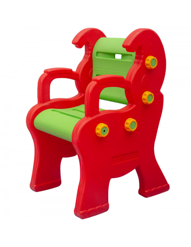 King Kids Kral Sandalye Kırmızı/Yeşil...