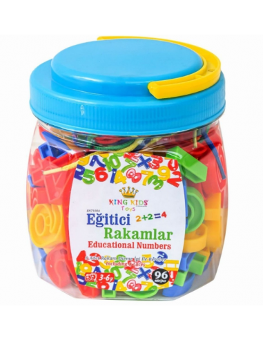 King Kids Eğitici Sayılar 96 Adet EN...