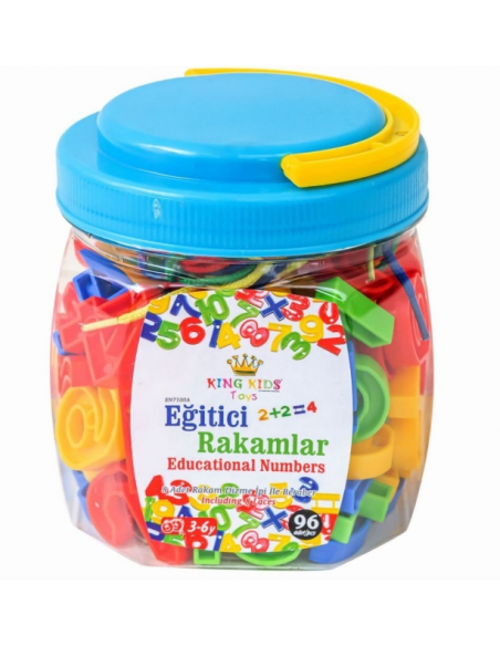 King Kids Eğitici Sayılar 96 Adet EN 7010 A