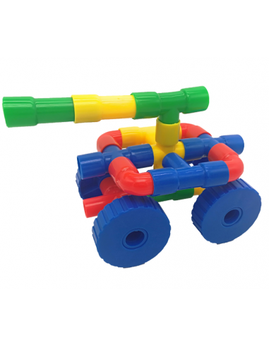 King Kids Tekerlekli Boru Lego 72...