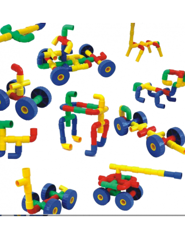 King Kids Tekerlekli Boru Lego 72...
