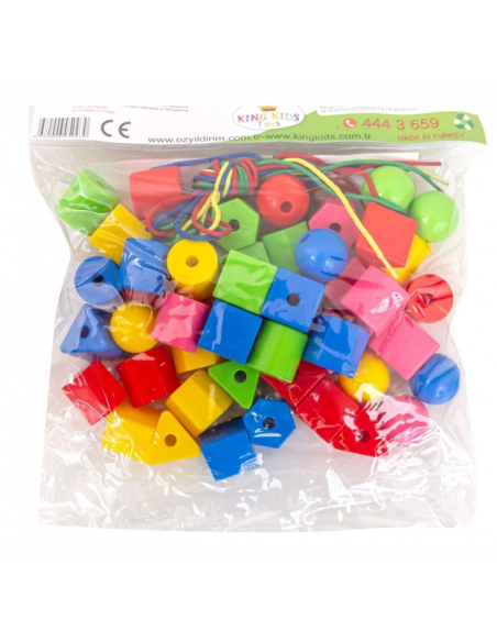 King Kids Eğitici Şekiller 50 Parça ES 7150