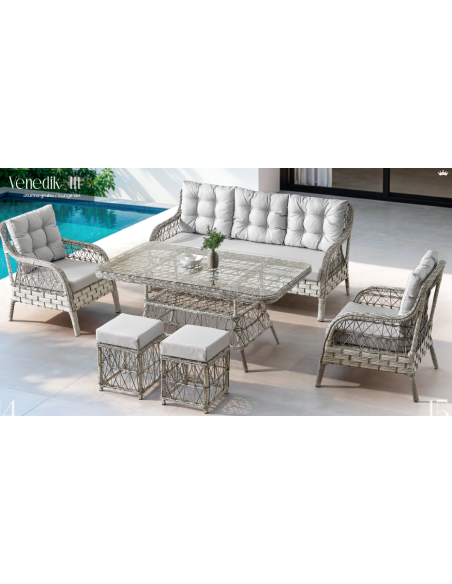 Turquaz Garden Venedik Oturma Grubu