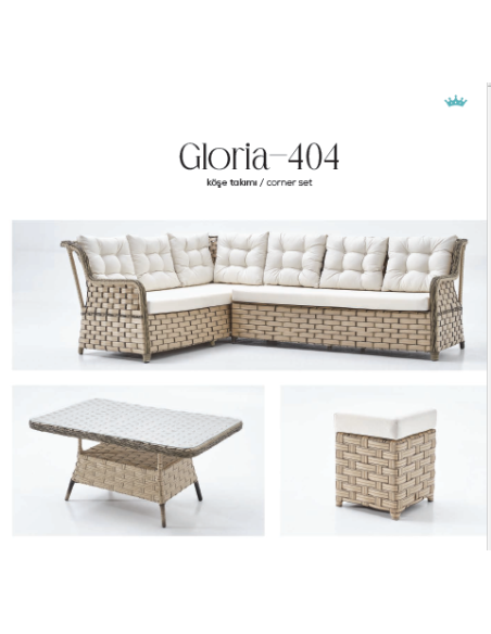 Turquaz Garden Gloria Köşe Takımı