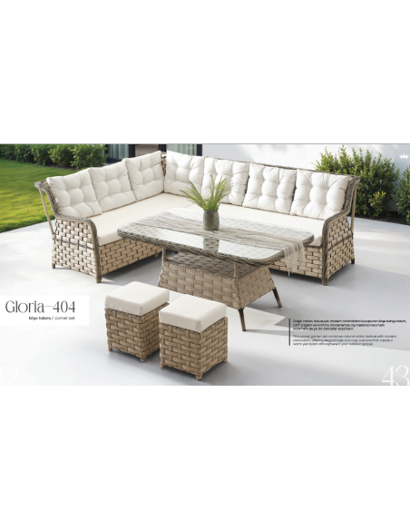 Turquaz Garden Gloria Köşe Takımı