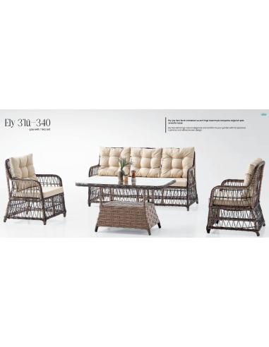 Turquaz Garden Ely 3'lü Çay Seti