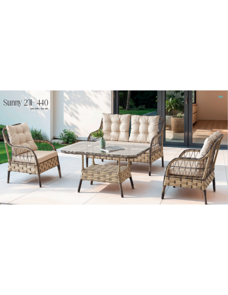 Turquaz Garden Sunny 2'li Çay Seti