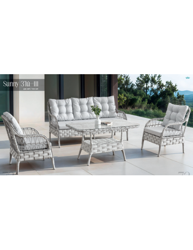 Turquaz Garden Sunny 3'lü Çay Seti