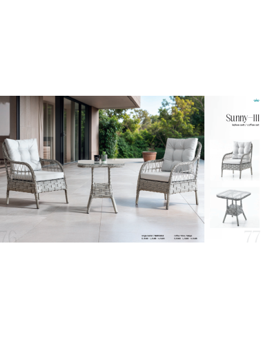 Turquaz Garden Sunny Kahve Seti