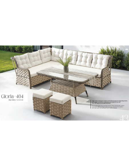 Turquaz Garden Gloria Köşe Takımı