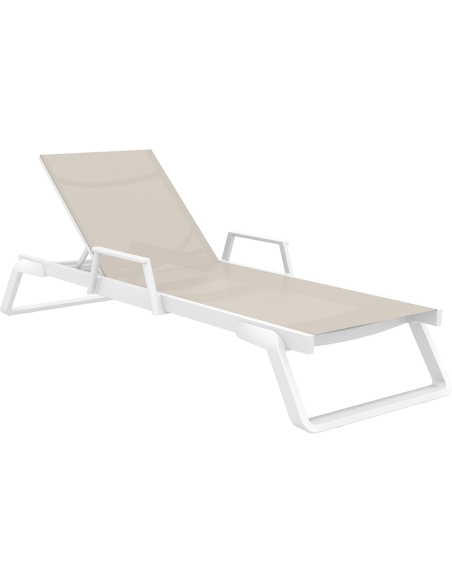 Siesta Tropic Kolçaklı Şezlong
