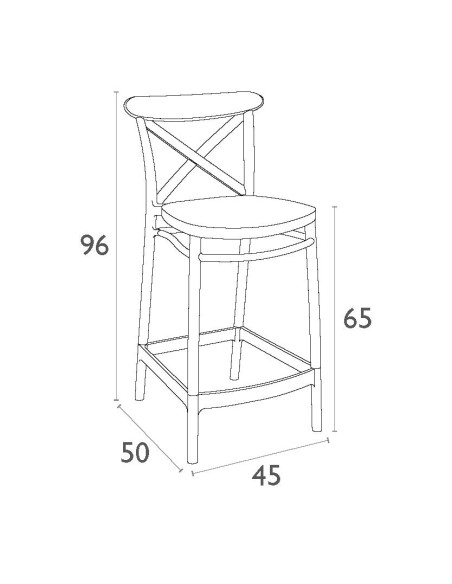 Siesta Cross Bar Sandalyesi 65 cm
