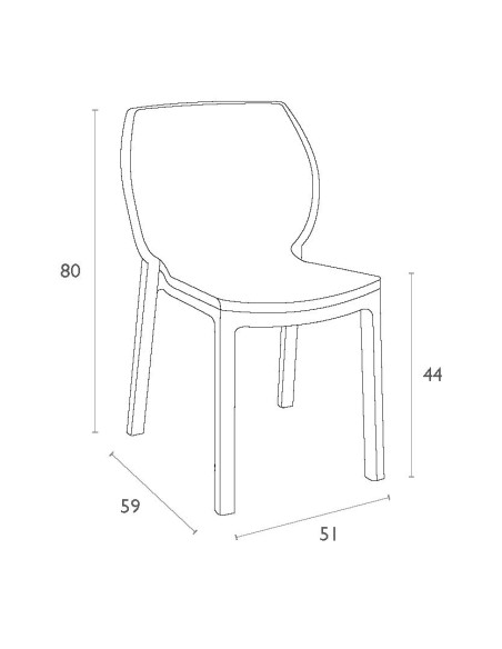 Siesta Nora Sandalye