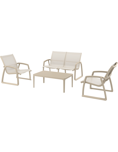 Siesta Pacific Lounge Set (Kolçaklı)