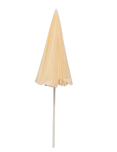 Form Outdoor Mega Şemsiye 240/10 KREM - 240cm Çapında Yuvarlak 10 Telli