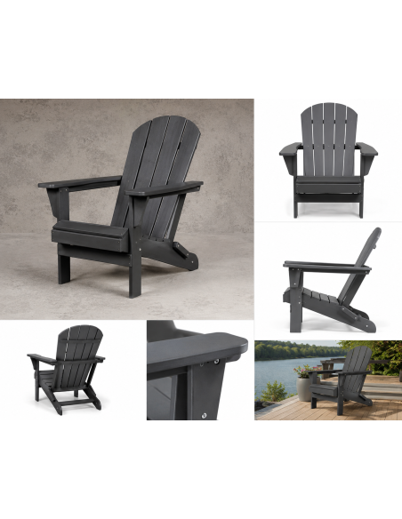 Adirondack Serisi Klasik Katlanır Sandalye